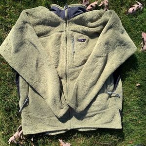 Vintage Patagonia high pile zip up jacket